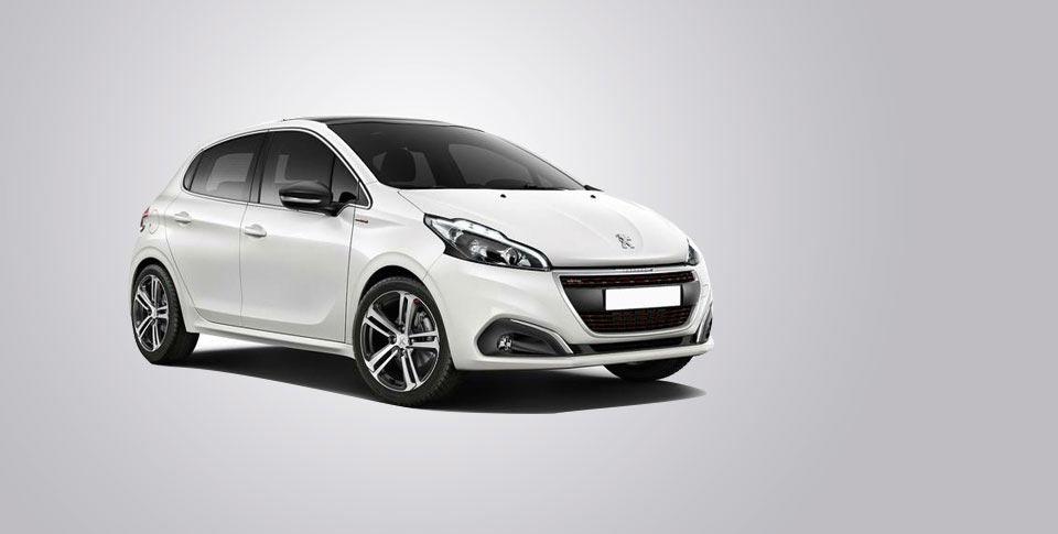 White Peugeot 108 car image