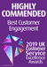 best customer engagement logo award