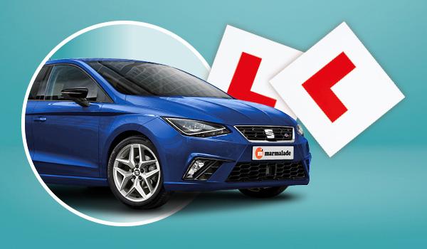 Seat ibiza and l-plate
