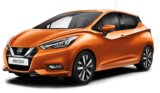 Orange Nissan car image